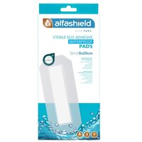 Plasturi pentru protectie rani Alfa Pads Waterproof, 9x20 cm, 5 bucati, Alfashield
