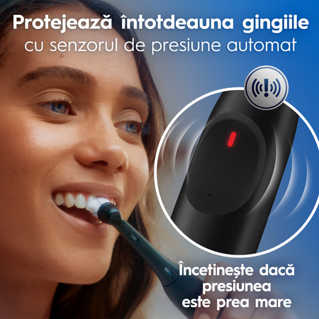 Periuta de dinti electrica roz cu trusa de voiaj iO2, 1 bucata, Oral-B 731898