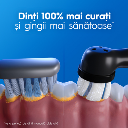 Periuta de dinti electrica roz cu trusa de voiaj iO2, 1 bucata, Oral-B 731892