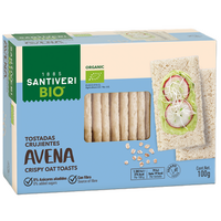 Paine crocanta cu ovaz bio, 100 g, Santiveri