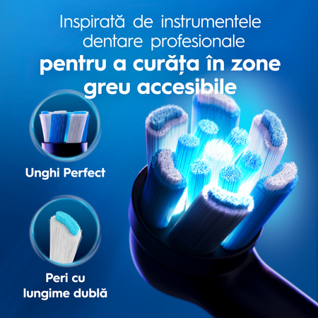 Periuta de dinti electrica roz cu trusa de voiaj iO3, 1 bucata, Oral-B 732168