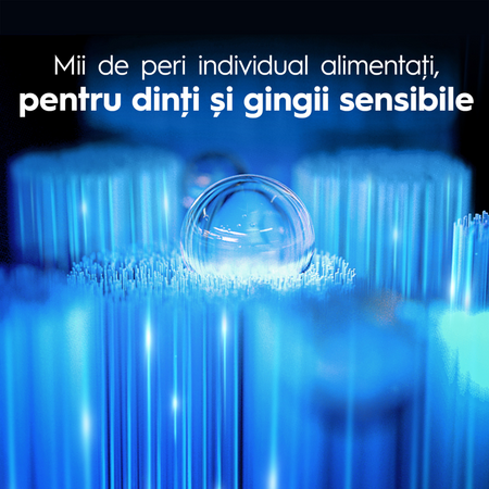 Periuta de dinti electrica roz cu trusa de voiaj iO3, 1 bucata, Oral-B 732167