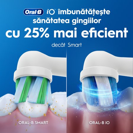 Periuta de dinti electrica roz cu trusa de voiaj iO3, 1 bucata, Oral-B 732162