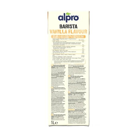 Bautura vegetala cu aroma de vanilie Barista, 1000 ml, Alpro 732297
