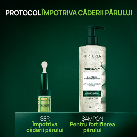 Sampon impotriva caderii parului Triphasic, 500 ml, Rene Furterer 738499