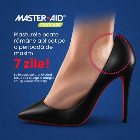 Plasturi hidrocoloidali pentru basici Oval Foot Care Master Aid, 6 bucati, Pietrasanta Pharma 743929