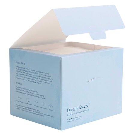 Prosoape faciale de unica folosinta XL Dream Towels, 50 bucati, Clo Skin 732563