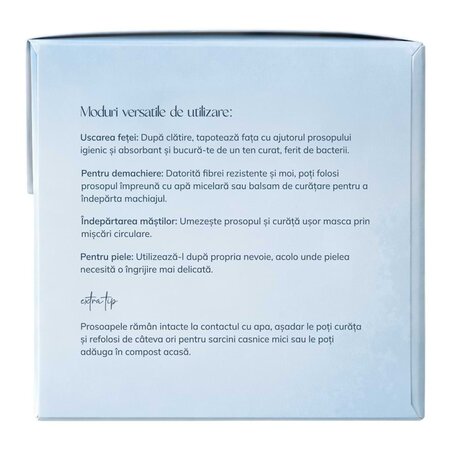 Prosoape faciale de unica folosinta XL Dream Towels, 50 bucati, Clo Skin 732564