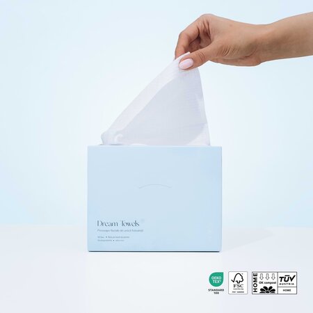 Prosoape faciale de unica folosinta XL Dream Towels, 50 bucati, Clo Skin 732562