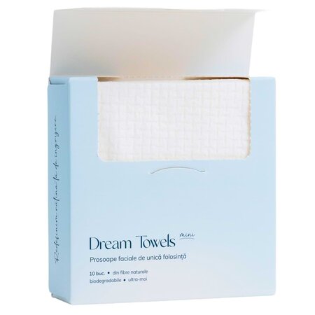 Prosoape faciale de unica folosinta Mini Dream Towels, 10 bucati, Clo Skin 732576