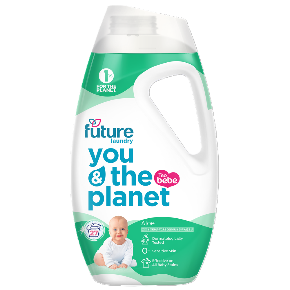 Detergent de haine concentrat pentru bebelusi Aloe, 1080 ml, Future