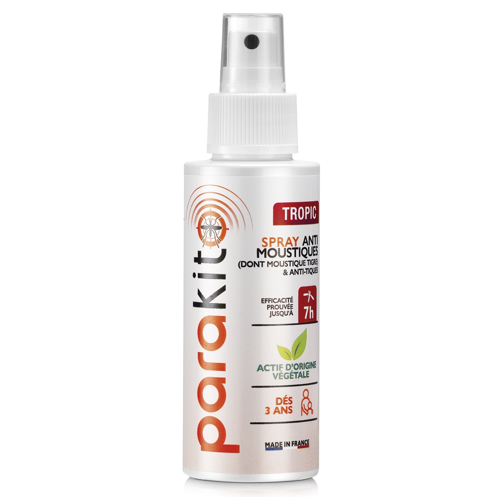 Spray anti tantari si capuse Tropical Derm, 100 ml, Parakito