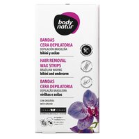 Benzi depilatoare cu extract de orhidee, 12 bucati, Body Natur