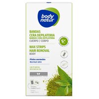 Benzi depilatoare cu matcha pentru corp, 16 bucati, Body Natur