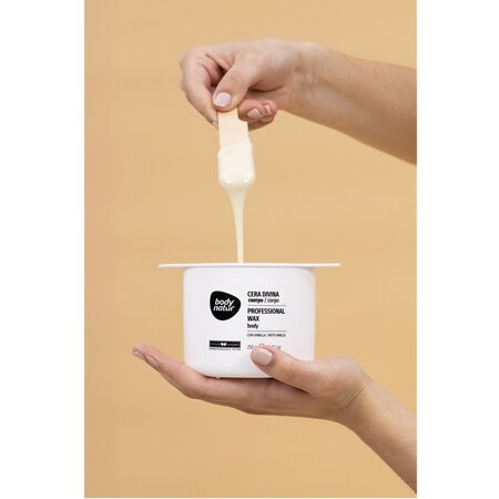Ceara depilatoare cu vanilie pentru corp, 250 g, Body Natur 733346