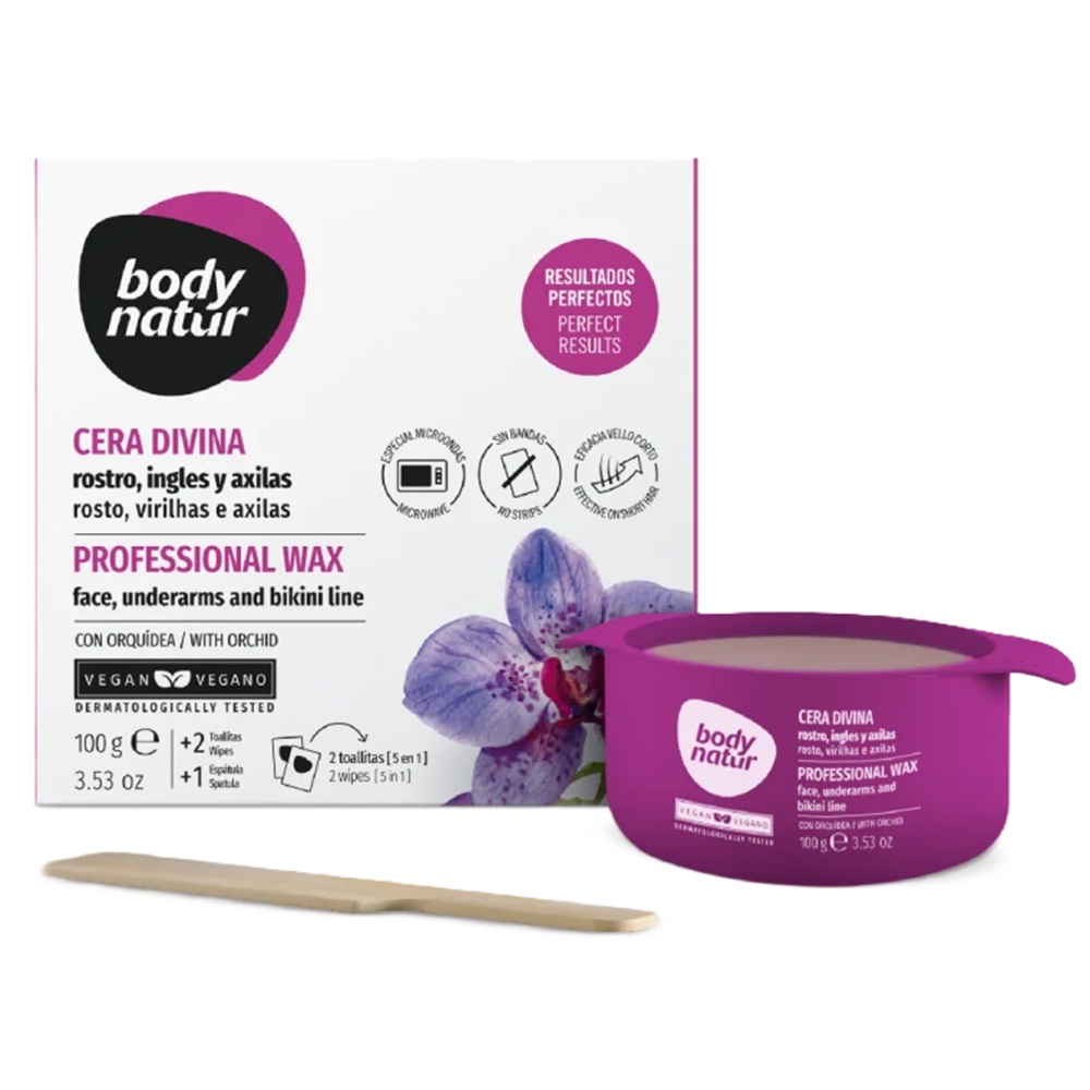 Ceara depilatoare cu extract de orhidee, 100 g, Body Natur