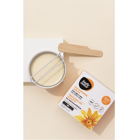Crema depilatoare cu galbenele pentru fata si corp, 100 g, Body Natur 733385