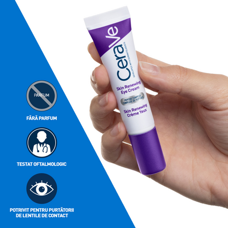 Crema de ochi antirid Skin Renewing, 14 ml, CeraVe 735331