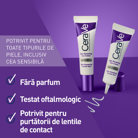 Crema de ochi antirid Skin Renewing, 14 ml, CeraVe 735332