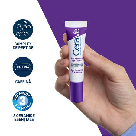 Crema de ochi antirid Skin Renewing, 14 ml, CeraVe 735329