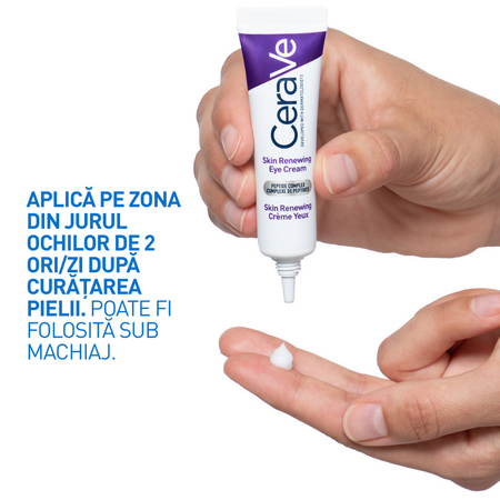 Crema de ochi antirid Skin Renewing, 14 ml, CeraVe 735335