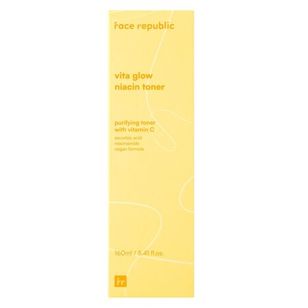 Toner facial hidratant si iluminator Glow, 160 ml, Face republic 733456