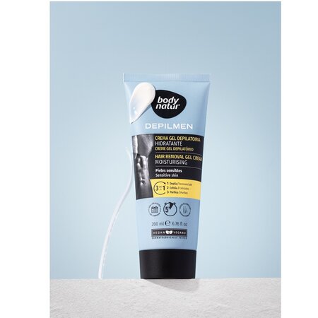 Gel depilator hidratant pentru barbati Depilmen, 200 ml, Body Natur 733508