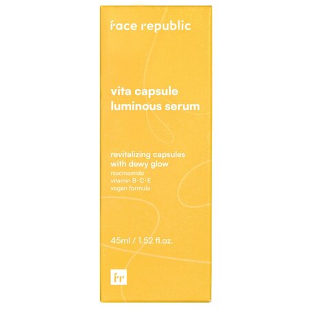 Ser pentru luminozitate si uniformizarea tenului Vita, 45 ml, Face republic 733614