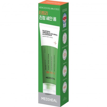 Spuma de curatare Teatree Cleanser Trouble Calming, 120 ml, Mediheal 733602