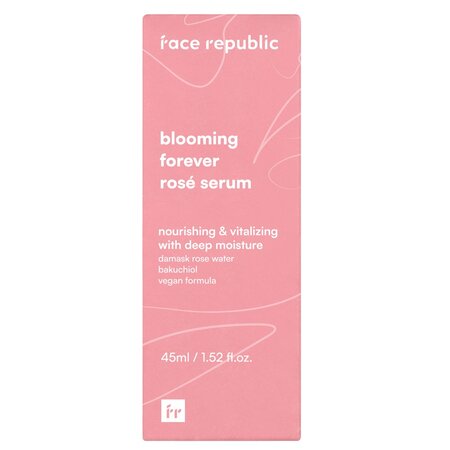 Ser anti-rid cu bakuchiol si apa de trandafir de damasc Blooming, 45 ml, Face republic 733640