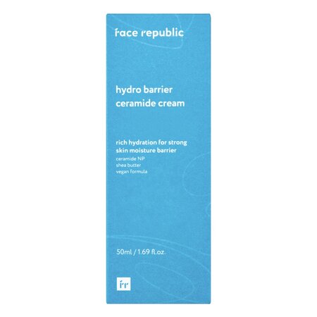 Crema de fata cu ceramide Hydro Barrier, 50 ml, Face republic 733646