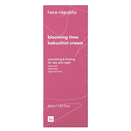 Crema de fata cu bakuchiol pentru fermitate si reducerea ridurilor Blooming, 50 ml, Face republic 733702