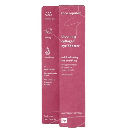 Crema pentru conturul ochilor cu colagen Blooming, 15 ml, Face republic 733725