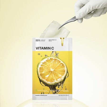 Masca tip servetel Vitamin C Essential Sheet Mask Clear Toning, 24 ml, Mediheal 733790
