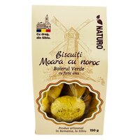 Biscuiti cu fistic Boierul Verde Moara cu noroc, 150 g, Naturo