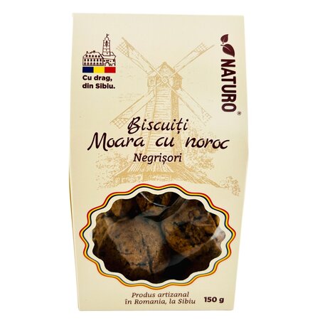 Biscuiti cu ciocolata si vanilie Negrisori Moara cu Noroc, 150 g, Naturo