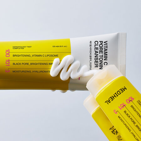 Spuma de curatare Vitamin C Cleanser Pore Toning, 120 ml, Mediheal 734064