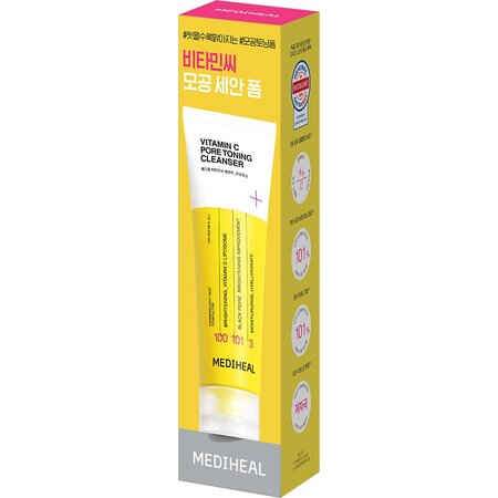 Spuma de curatare Vitamin C Cleanser Pore Toning, 120 ml, Mediheal 734059