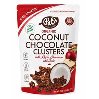 Gustare crocanta organica din nuca de cocos cu mere si scortisoara, 140 g, Pat's