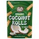 Rulouri crocante organice din nuca de cocos, 100 g, Pat's 734084