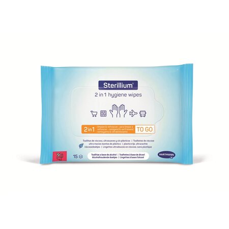 Servetele igienice 2 in 1 Sterilium, 15 bucati, Hartmann
