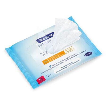 Servetele igienice 2 in 1 Sterilium, 15 bucati, Hartmann 747830