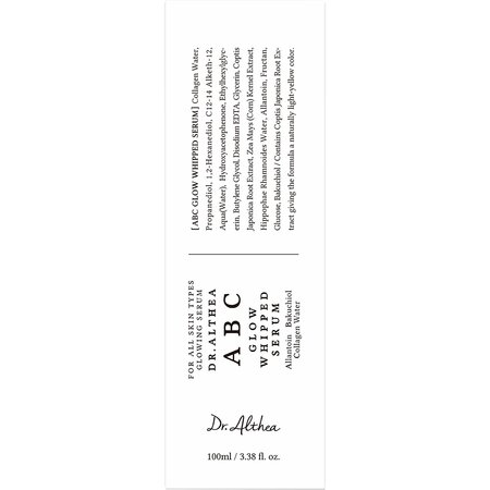 Ser de fata ABC Glow Whipped Serum, 100 ml, Dr. Althea 734280