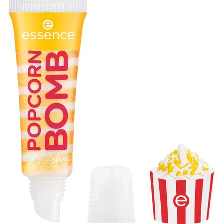 Luciu de buze 01 Sweet Or Salty Popcorn Bomb Juicy Bomb Shiny Lipgloss, 10 ml, Essence 734338
