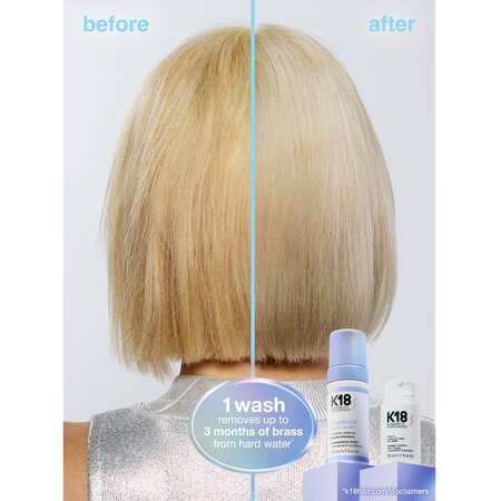 Sampon violet pentru par blond Triple Bright, 125 ml, K18 734380