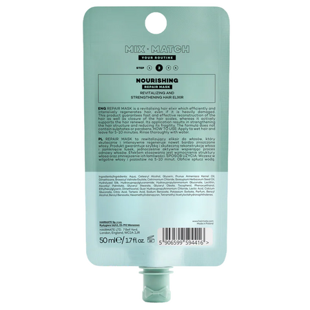 Masca regeneranta pentru par deteriorat Repair, 50 ml, Hairmate 734552