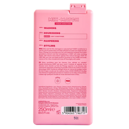 Balsam hidratant cu ulei de moringa Kissy, 250 ml, Hairmate 734669