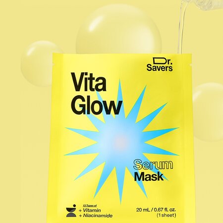 Masca tip servetel Dr. Savers Vita Glow Mask, 18 ml, Its Skin 734766