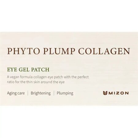 Plasturi din hidrogel pentru ochi Phyto Plump Collagen Eye Gel Patch, 60 bucati, Mizon 735125