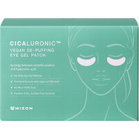 Plasturi hidrogel pentru ochi Cicaluronic Vegan De-Puffing Eye Gel, 21 perechi, Mizon